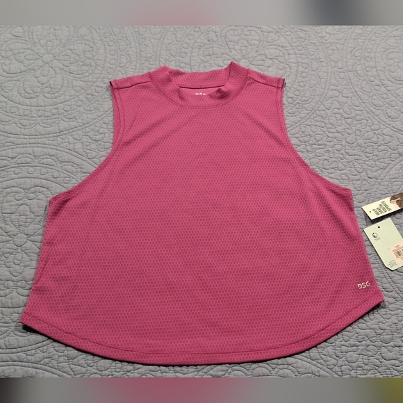 DSG mesh mock neck tank - Picture 1 of 5